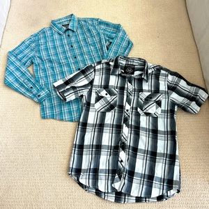 Bundle of Plaid Button Down Shirts